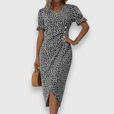 Tessina – Elegancka Kwiatowa Sukienka