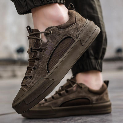 Ignacy - Skórzane trampki