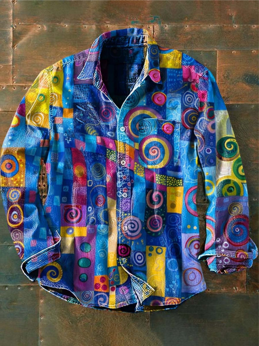 Łukasz - Elegancka koszula z praktyczną kieszenią