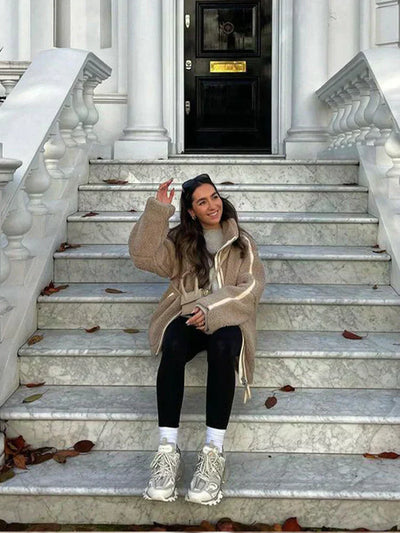 Zuleika – Oversize’owa kurtka polarowa